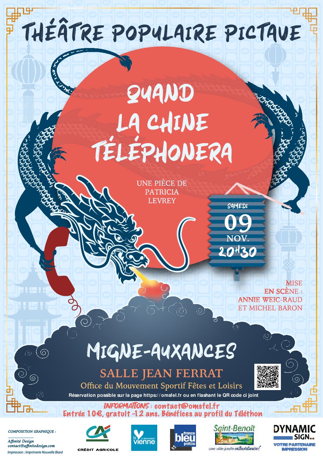 Pièce de théâtre  : « Quand la Chine téléphonera »